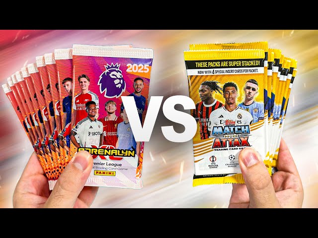 PACK BATTLE!! | Adrenalyn XL & Match Attax 2024/25 (Pack Opening)