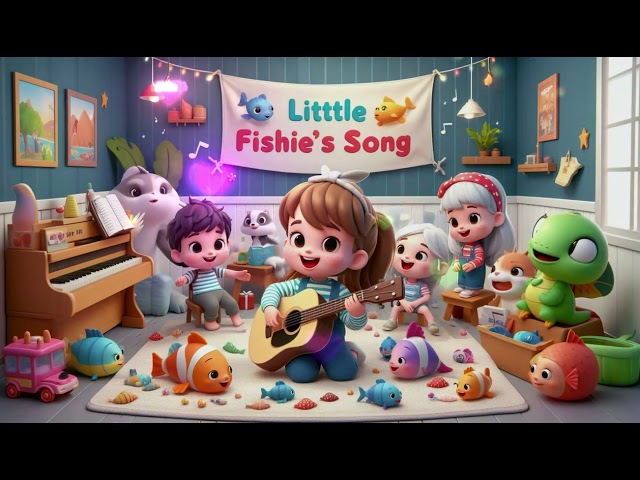 The Little Fishie's | Baby Shark Kids' Alot's Of Song's | Cartoon Nursery Music Rhymes