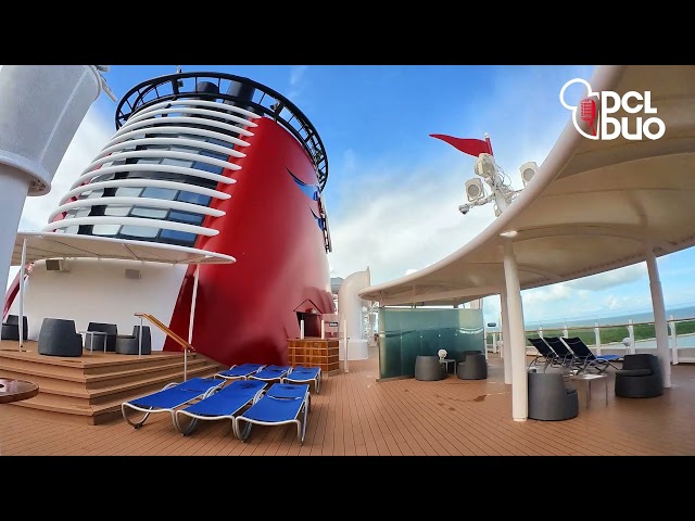 Disney Cruise Line Pool Deck Tour from the Disney Fantasy