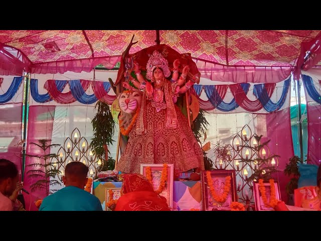 Durga Mata pandal Khandela se Durga maa ki morning aarti live #jaimatadi #khandela #durgapuja #durga