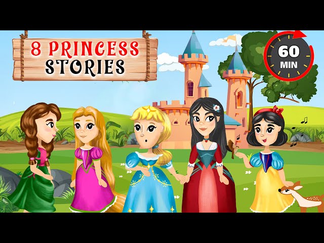 8 Fairytale Princess Stories| Fairy Tales & Bedtime Stories For Kids | Kiddom Tales