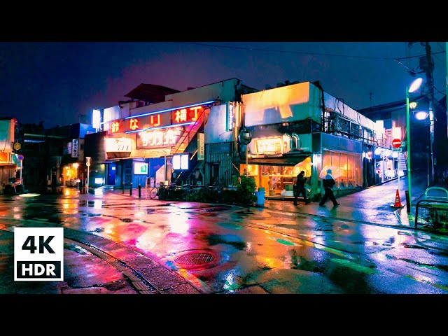 Rainy night in Shimokitazawa, Tokyo | 4K HDR, Binaural Sounds in Japan 【01/20/2025】