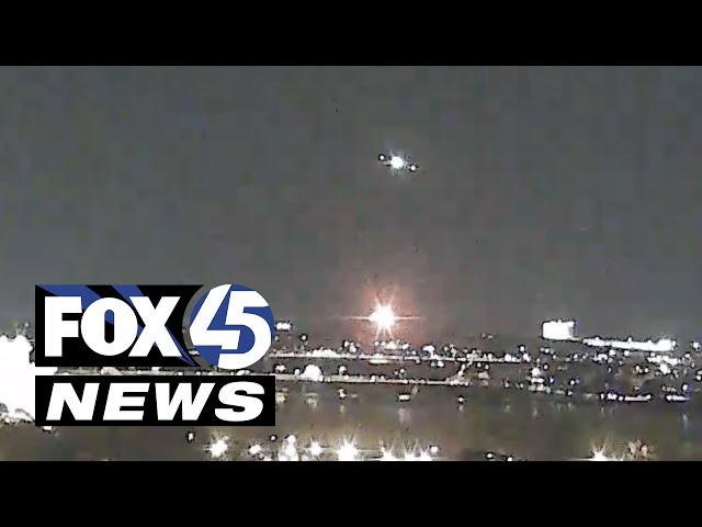 BREAKING: Kennedy Center Cam catches American Airlines plane crashing into helicopter on video