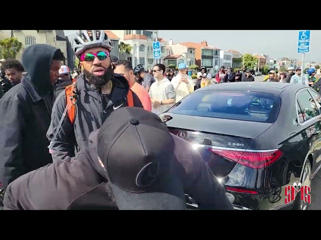 Larry June pulls up on 16k S-Works for Fan Ride Out in San Francisco