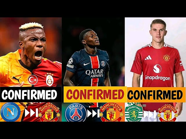 Agreed ✅Manchester united transfer news to day - transfer confirmed ✅osmehen, Gyokeres,Nuno Mendez