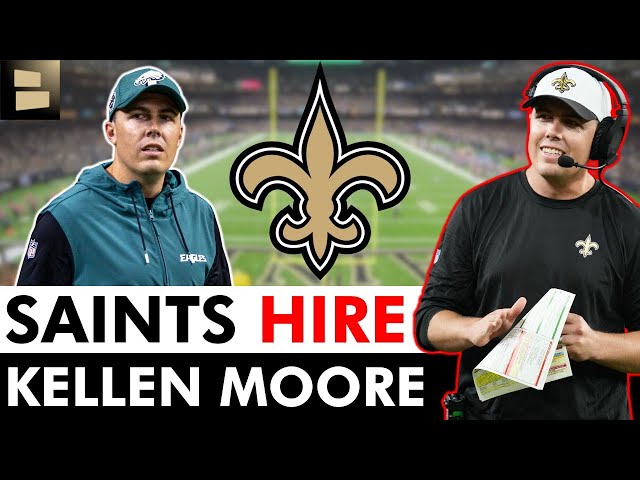 🚨 OFFICIAL 🚨New Orleans Saints Hire Super Bowl Champion Kellen Moore As Next Saints Head Coach