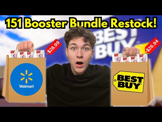 I Found A Pokemon 151 Booster Bundle RESTOCK! *INSANE PULLS*