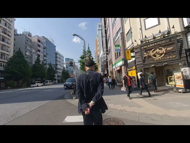 Akihabara Walking with 180 degree VR camera in 2023 May