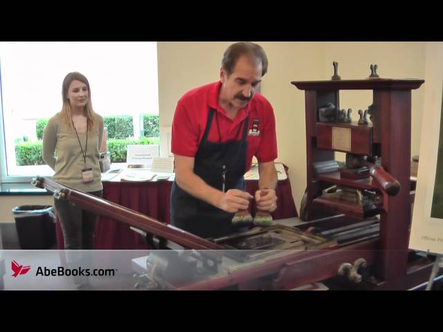 How to Use a Colonial Era Printing Press