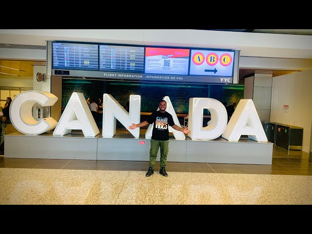 Landing In Calgary, Canada 🇨🇦 From Ghana  🇬🇭 | Canada Vlog #1