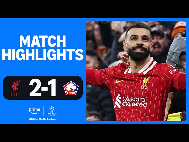 Salah makes it 50 as Liverpool QUALIFY 🔥 Liverpool v Lille UEFA Champions League Highlights