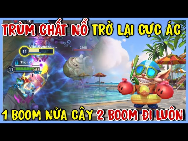 TỐC CHIẾN : Ziggs Trở Lại Với Giáo Án Thế Giới, 1 Boom Nửa Cây Máu Bốc Hơi Luôn