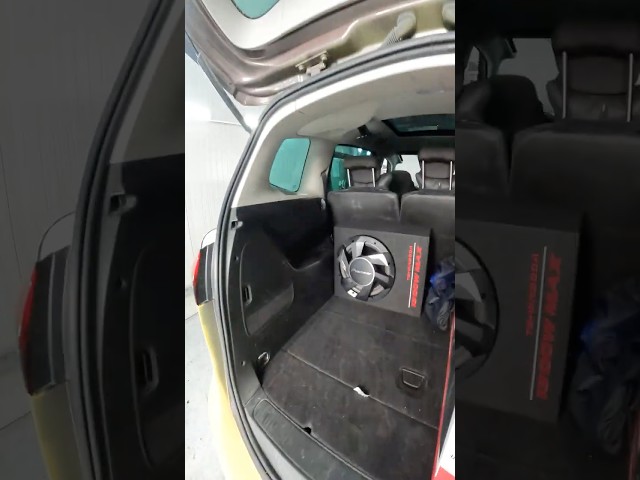 Pioneer TS-WX300A Subwoofer Installed in Opel Zafira | Sound System Upgrade