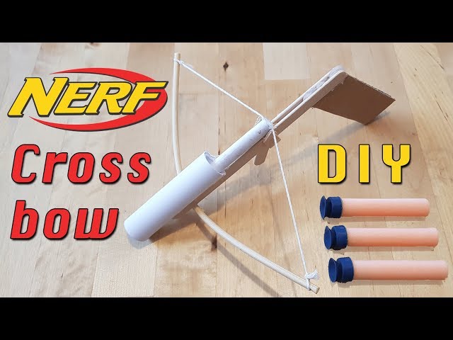 How to Make Nerf Crossbow at Home - DIY Nerf