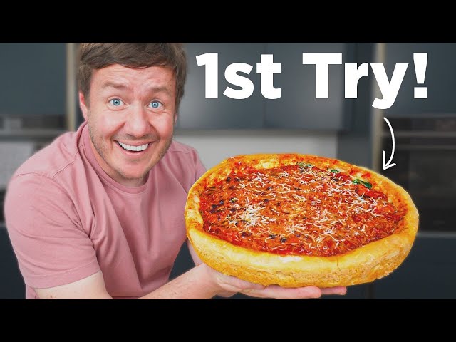 British Guy Tries Chicago Deep Dish Pizza