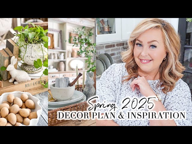 SPRING 2025 DECOR PLAN & INSPIRATION // COTTAGE FARMHOUSE SPRING DECOR // CHARLOTTE GROVE FARMHOUSE