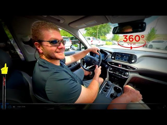 👉 2019 Hyundai Santa Fe Test Drive Experience - 360 VR