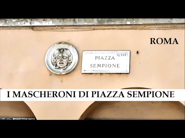 ROMA: I Mascheroni e Putti di Piazza Sempione (Musiche di Marco Lo Muscio: Gothic Dance n.2)