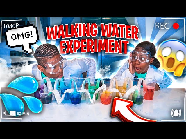 WALKING WATER SCIENCE EXPERIMENT!!!