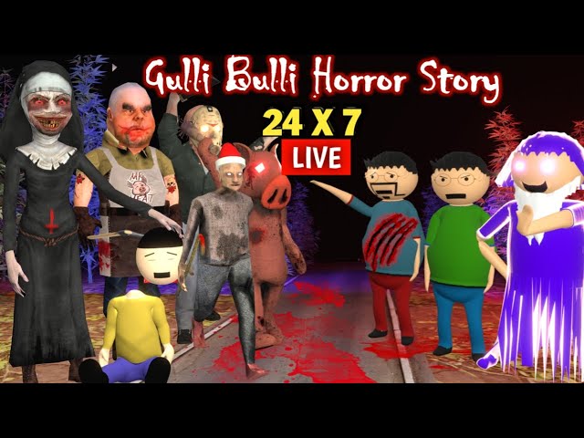 Gulli Bulli Aur Baba All Horror Stories | 24/7 Live | cartoon | Gulli Bulli | make joke wanted