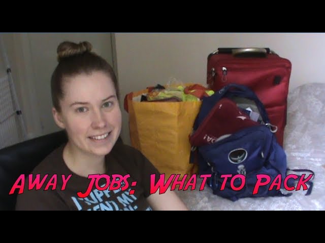 Commercial Archaeology: What to Pack for Away Jobs