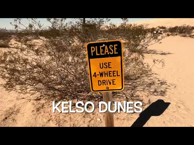 Kelso Dunes Leaving for Home: Jeep Wrangler Diesel and Xventure XV3 are on the move again!