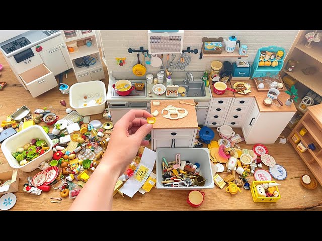 Miniature kitchen set installation ✨ ASMR ✨ Re-ment Collection ✨