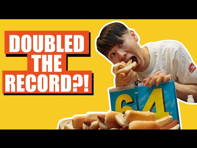 This Guy Doubled The Hot Dog Eating World Record