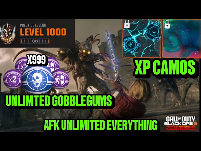 SOLO UNLIMITED EVERYTHING GLITCH-BO6! (UNLIMITED GOBBLEGUMS/XP) BEST BO6 ZOMBIES GLITCH!