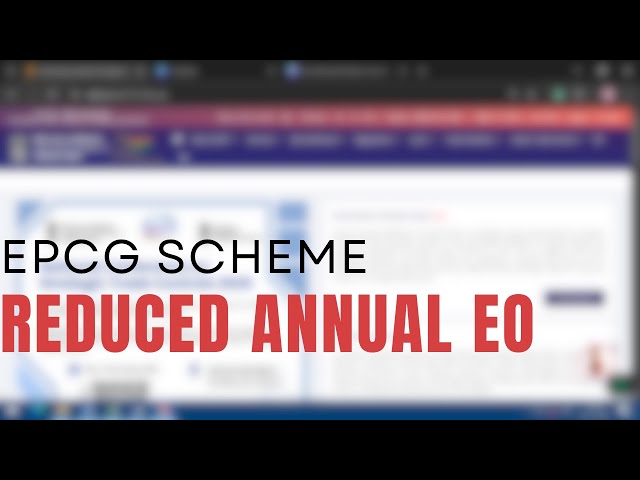 EPCG Scheme: Relief in Average EO for Fy 2023-24 | #dgft