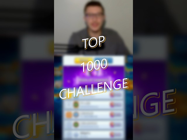 Top 1000 in Clash Royale Challenge! #clashroyale #gaming #youtubeshorts