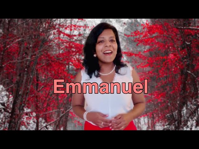 Emmanuel- God with Us - composed by Sophia Silas #emmanuel #praise