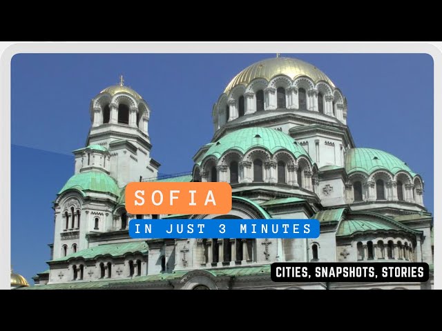 Sofia in 3 Minutes! 🇧🇬 Top Attractions, Food & Travel Tips | 3 Minute City Guides