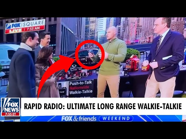 RAPID RADIOS Push-To-Talk Nationwide Walkie Talkies On FOX!