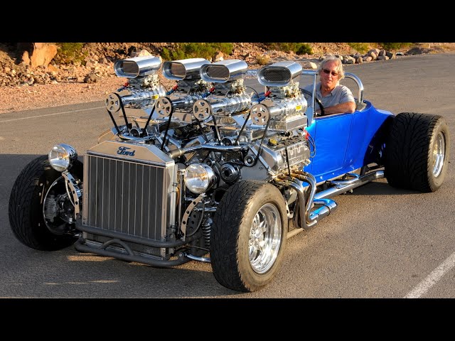 5 Incredible Hot Rods and Rat Rods powered by Twin Engines +++