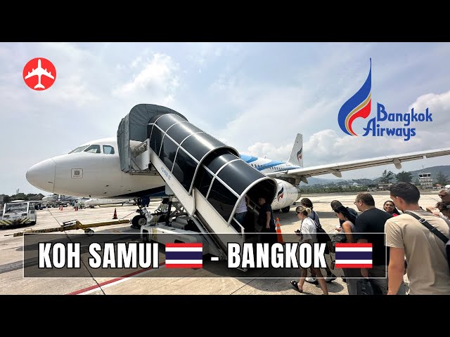 BANGKOK AIRWAYS A319 | Koh Samui to Bangkok | Full Flight Report [March 2024]