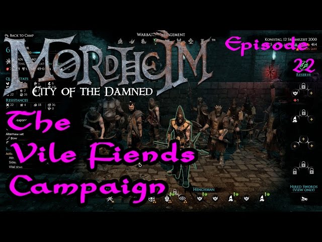 Vile Fiends Episode 22 - A Mordheim Campaign and Walkthrough - Let's Play Style