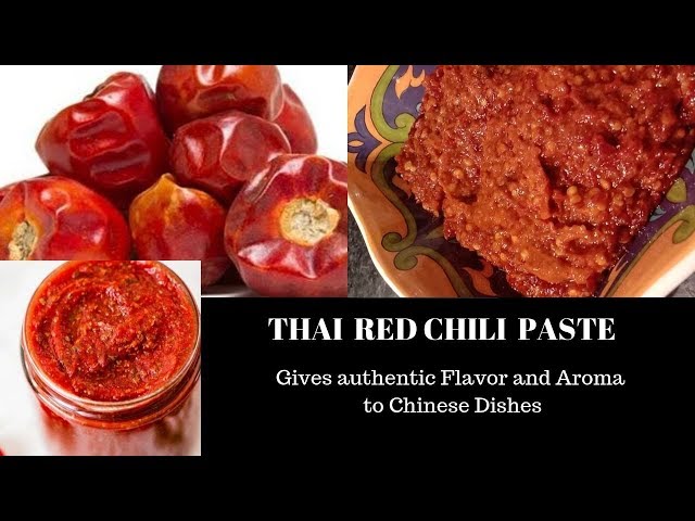 Thai Red Chili Paste - Gives restaurant style aroma in Chinese Dishes. (18th Episode)