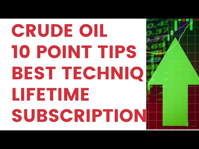 Crude oil 10 Point Trading Technique | Best Trading Techniques | Trend Based Trading