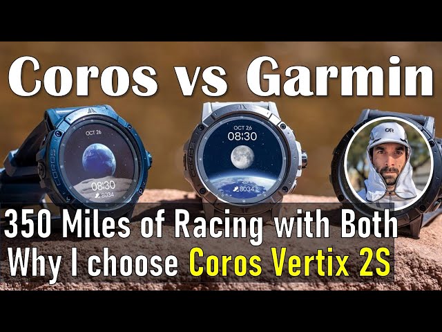 Coros vs Garmin - Comparing Coros Vertix 2S to Garmin Fenix at Cocodona 250