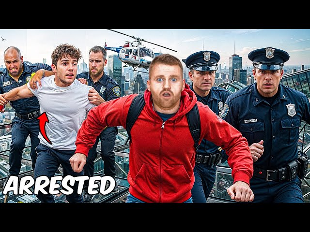 ARRESTED WHILE CLIMBING INSANE GLASS ROOFTOP IN FRANCE!