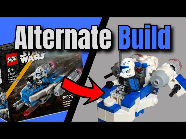 LEGO Star Wars Captain Rex's Gunship ALTERNATE BUILD! - Set #75391