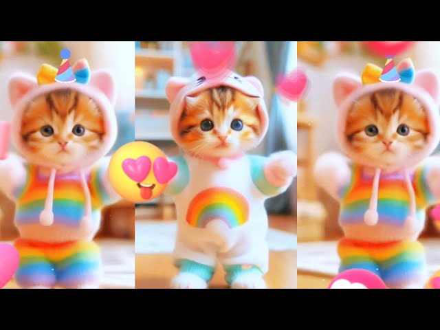 Cute Cat Dancing to Viral Trend😽 #cutecat #dancingcat #viral