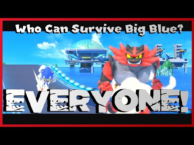 EVERYONE Can Survive Big Blue! - Super Smash Bros. Ultimate