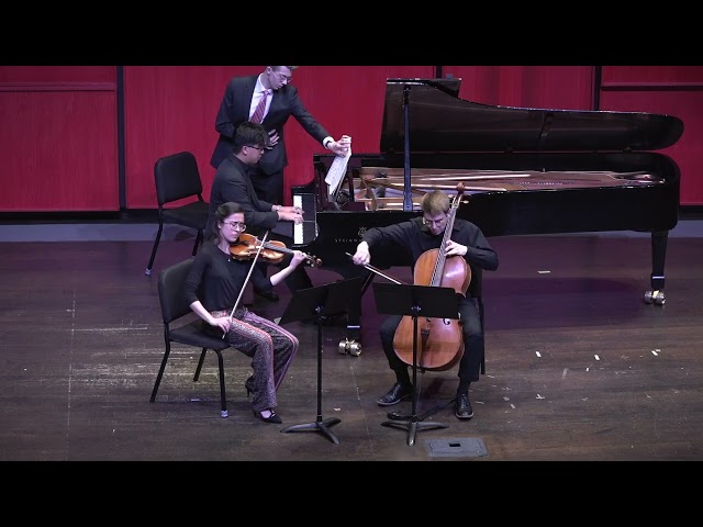 U of Iowa Chamber Music: Mendelssohn - Piano Trio No. 2 in C minor, I. Allegro energico e con fuoco