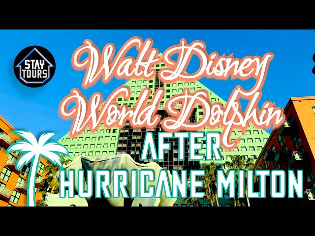 Walt Disney World Dolphin {After Hurricane Milton} King Room 12160 in the Pyramid Tour & More