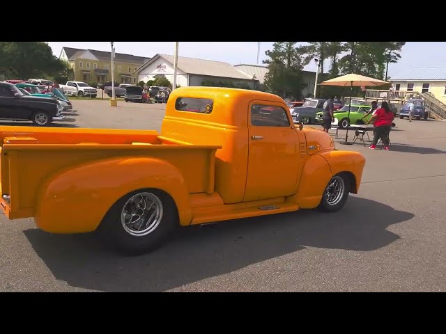 GMC and 57 Chevy at Kelly's OBX Rod and Custom Festival Dreamgoatinc Hot Rod and Classic Muscle Cars