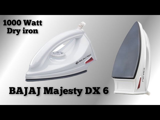 BAJAJ Majesty DX 6 1000 W Dry Iron box unboxing