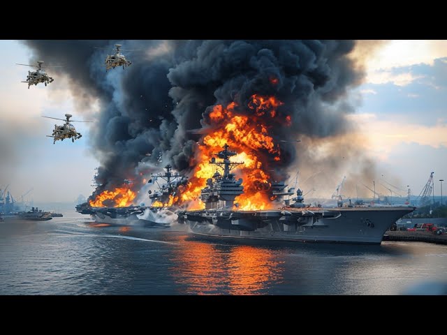 Today, Russia's deadliest armed helicopter destroyed a US aircraft carrier