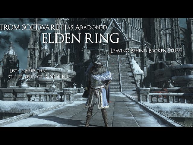 FROM SOFTWARE Has Abandoned ELDEN RING PvP & Leftover Technical Issue, Leaving Behind Broken Stuffs